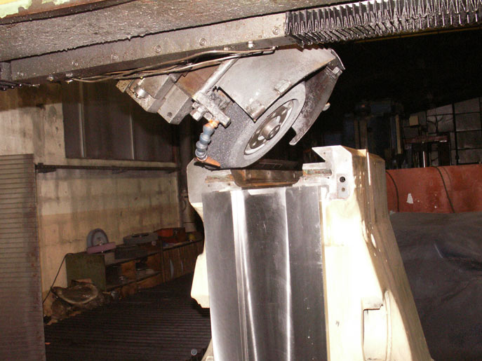 Rectification plane de grandes pièces